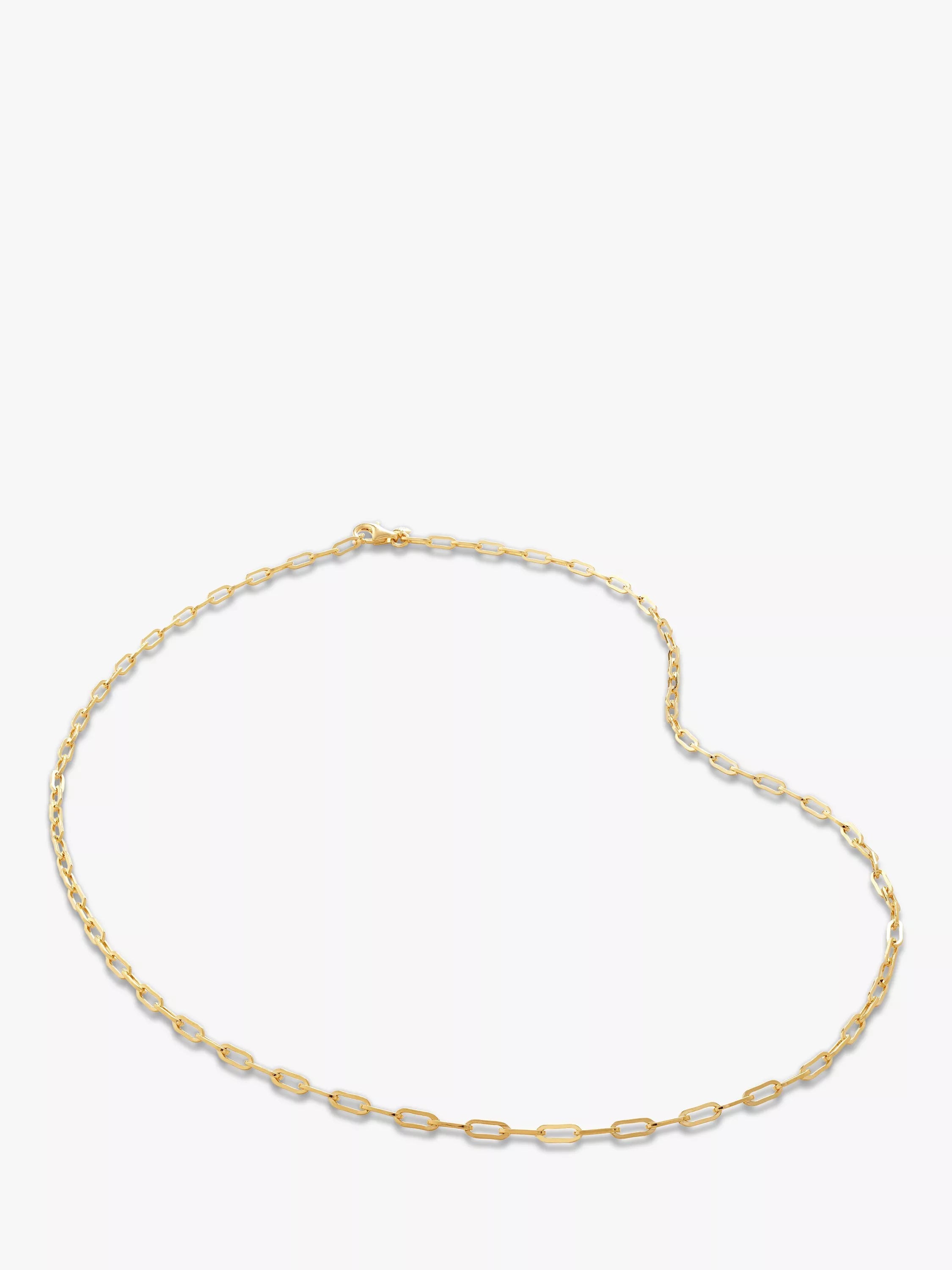 Monica Vinader paperclip chain necklace 46cm - British product