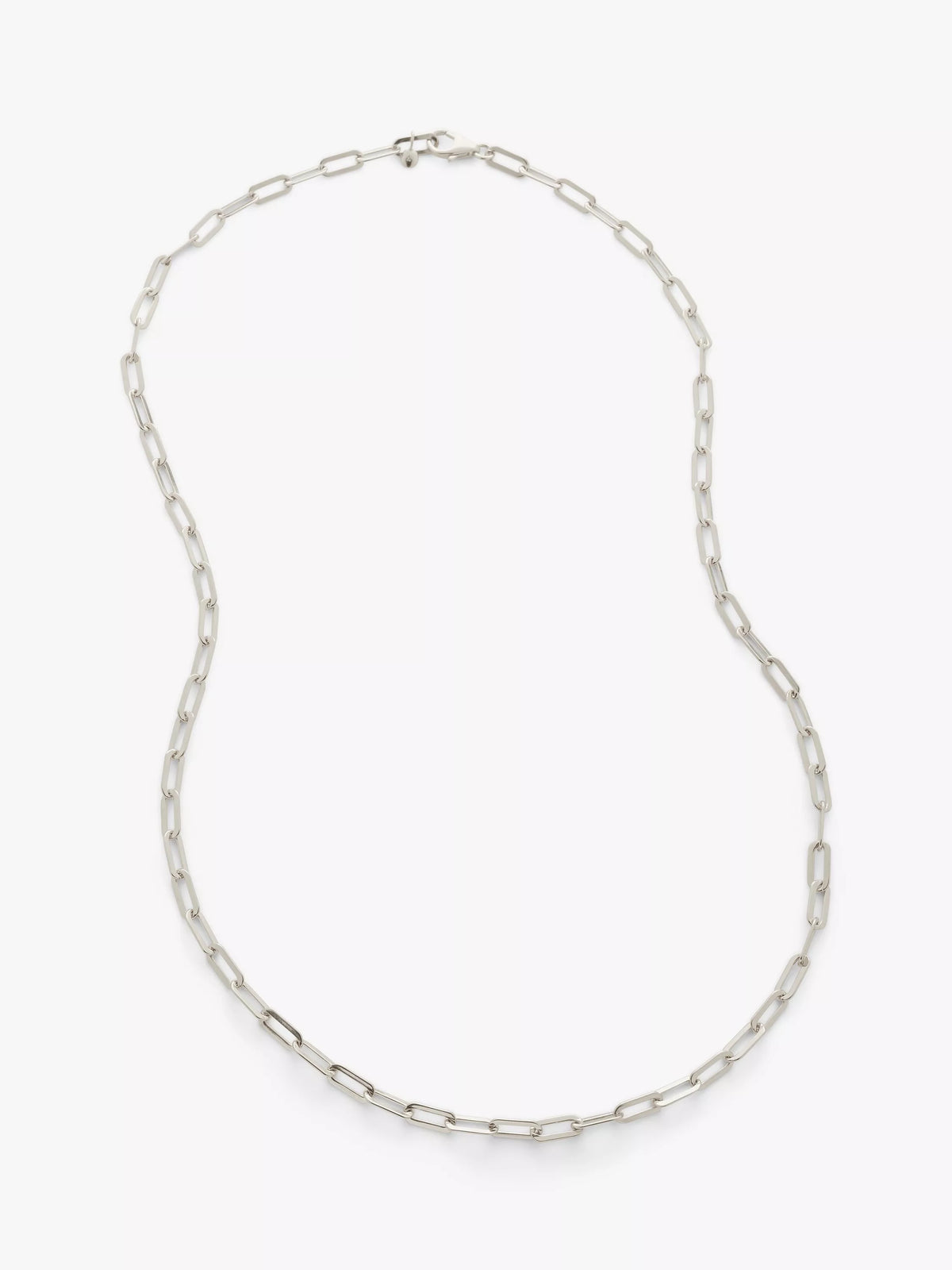 Monica Vinader silver paperclip chain necklace 50cm - British product