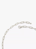 Monica Vinader silver paperclip chain necklace 50cm - British product