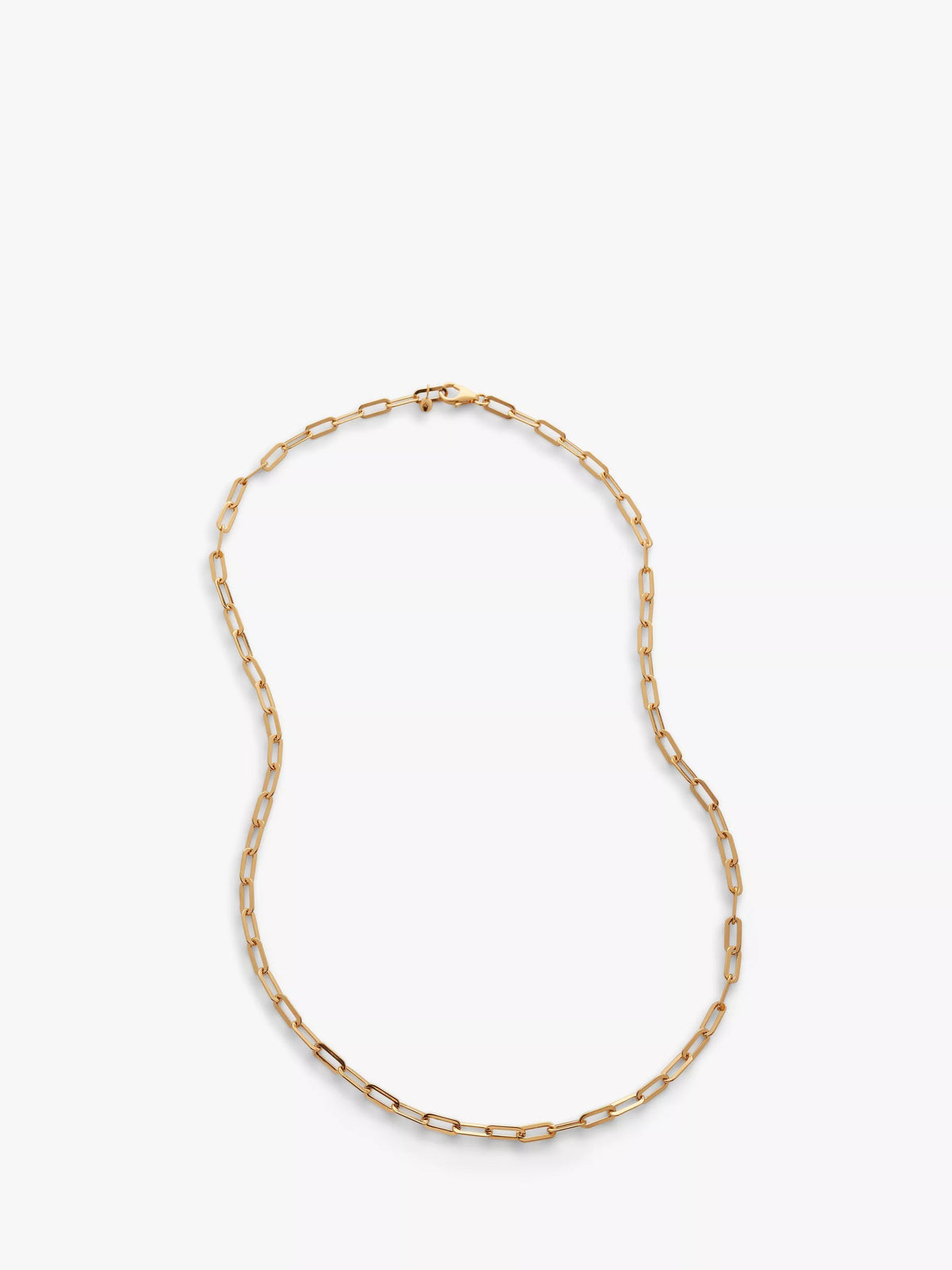 Monica Vinader Paperclip Chain Necklace, Gold