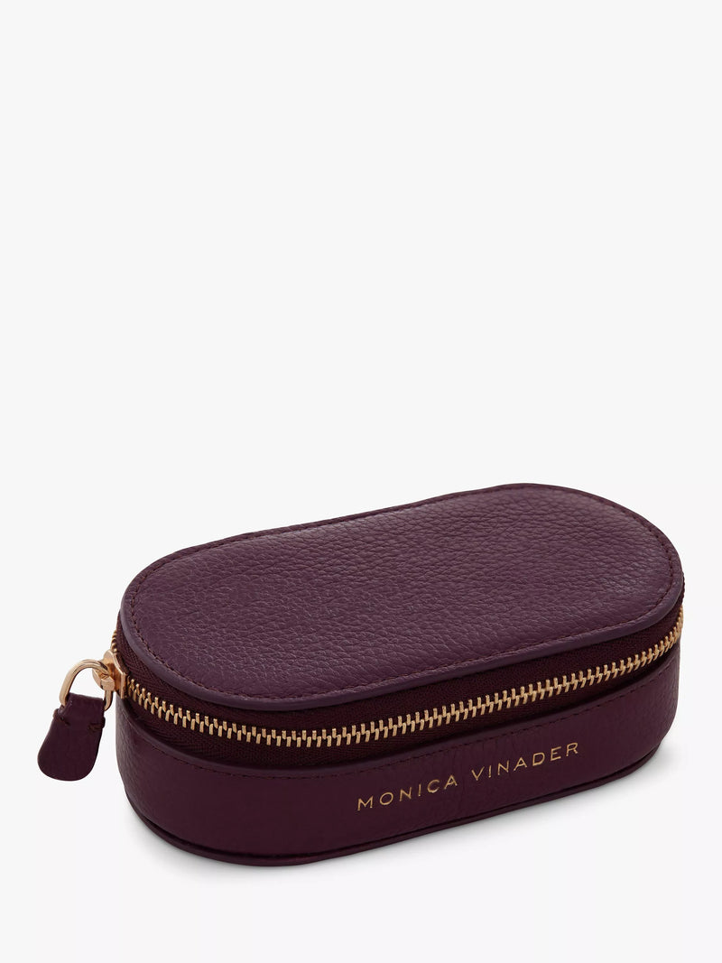 Monica Vinader Mini Oval Leather Jewellery Box