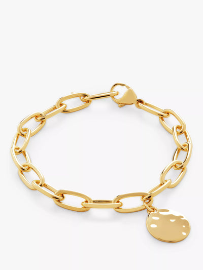 John Lewis Monica Vinader ID Oval Charm Bracelet- Buy online at McGrocer