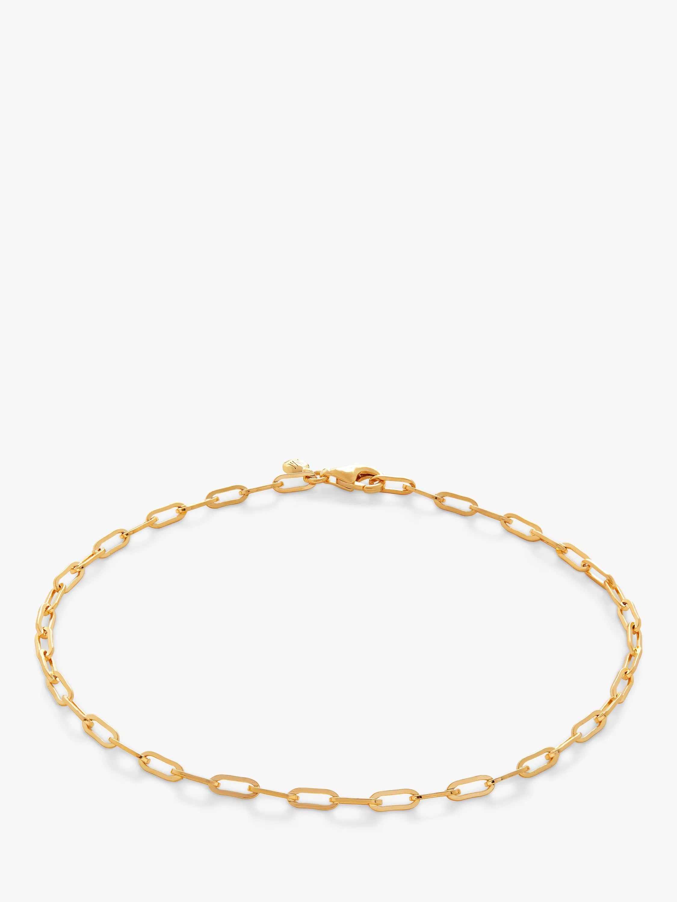 Monica Vinader mini paperclip chain bracelet 20cm - British product