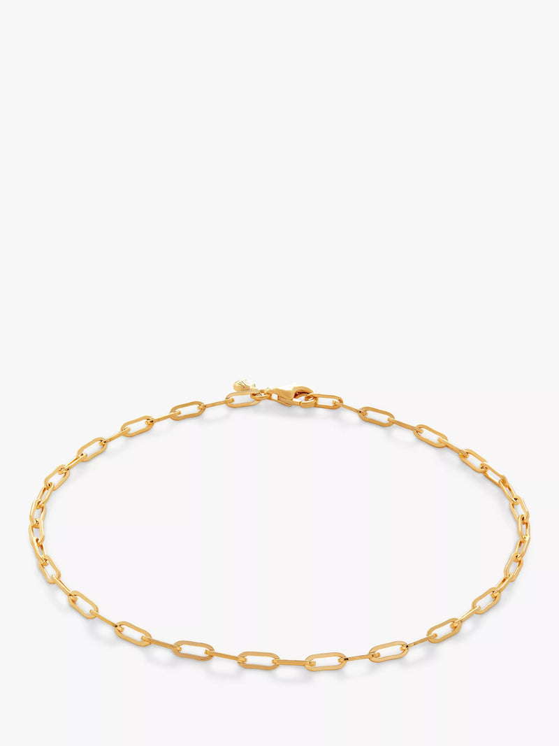 Monica Vinader mini paperclip chain bracelet 20cm - British product