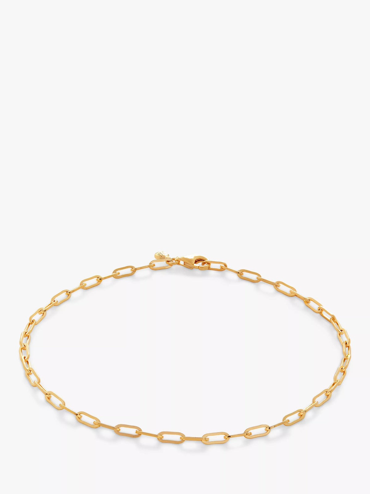 Monica Vinader mini paperclip chain bracelet 20cm - British product