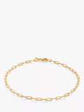 Monica Vinader mini paperclip chain bracelet 20cm - British product