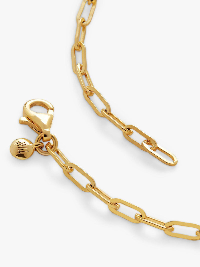 Monica Vinader mini paperclip chain bracelet 20cm - British product