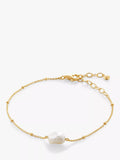 Monica Vinader Keshi Pearl gold bracelet, imported from the UK