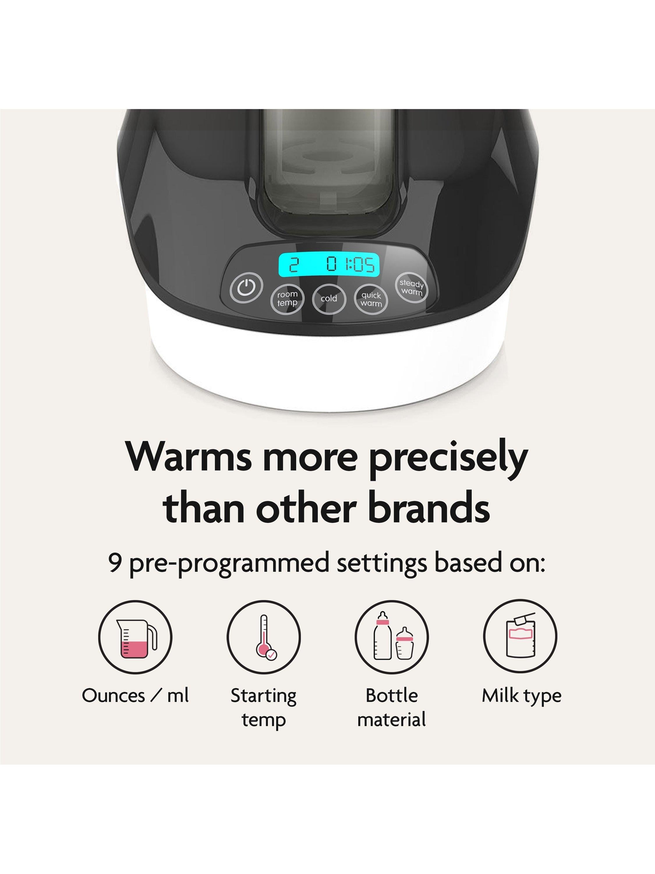Baby Brezza bottle and breastmilk food warmer - British product