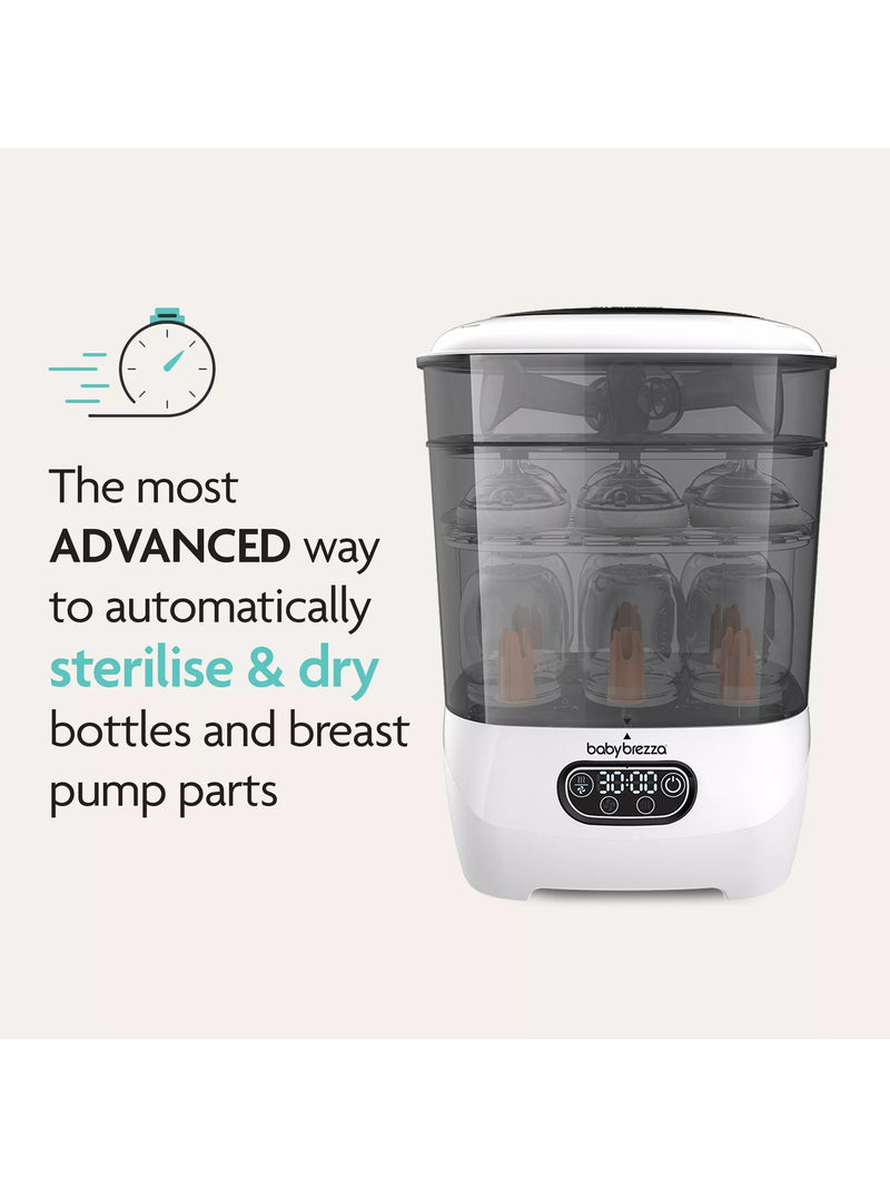 Baby Brezza Advanced baby bottle steriliser and dryer - British product