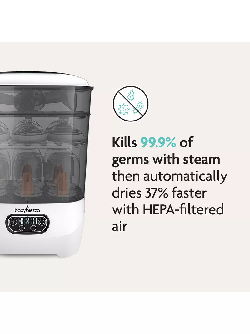 Baby Brezza Advanced baby bottle steriliser and dryer - British product