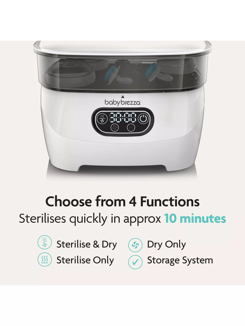 Baby Brezza Advanced baby bottle steriliser and dryer - British product