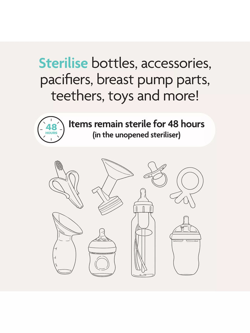 Baby Brezza Advanced baby bottle steriliser and dryer - British product