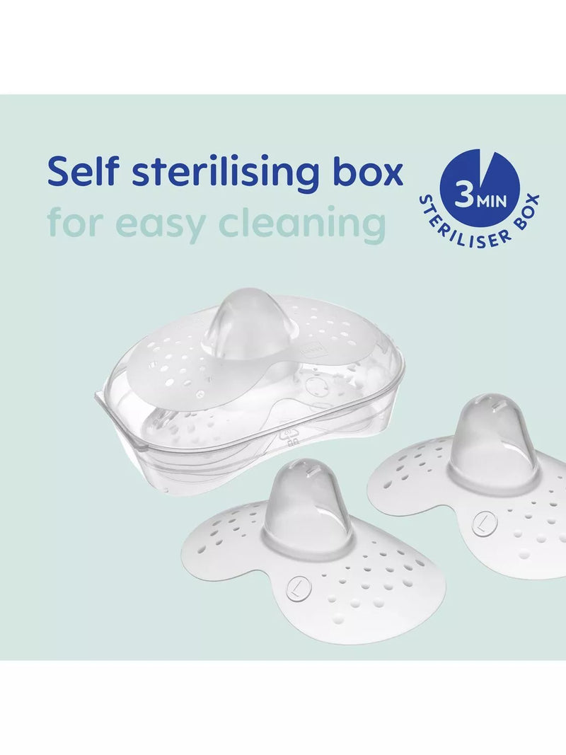 MAM nipple shields Size 2 medium pack of 2 - British product