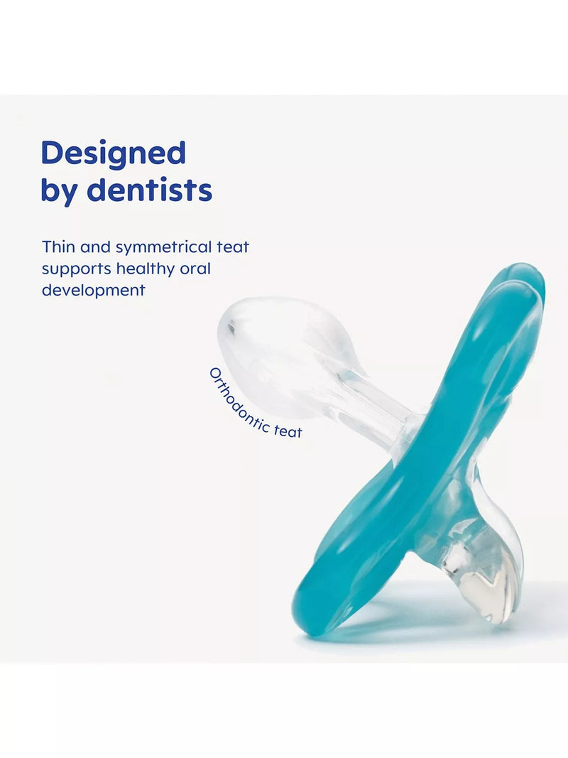 MAM Comfort Soother silicone 0-3 months pack of 2, UK version