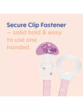 MAM baby soother clip pack of 2, imported from the UK