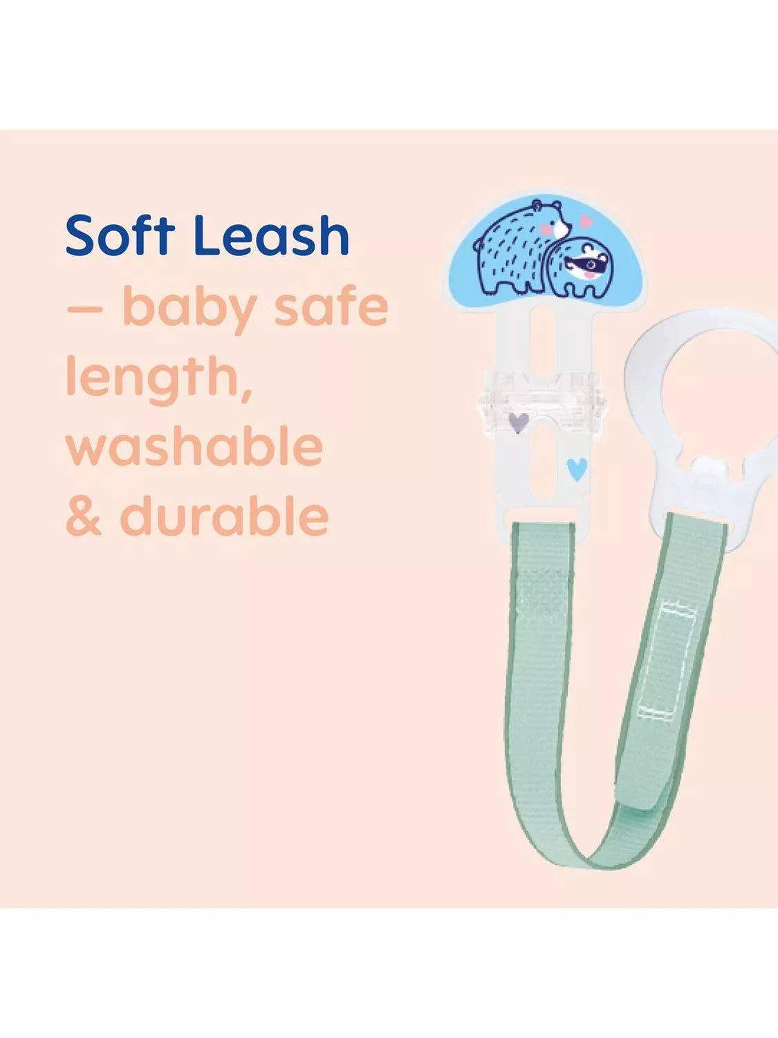 MAM baby soother clip pack of 2, imported from the UK