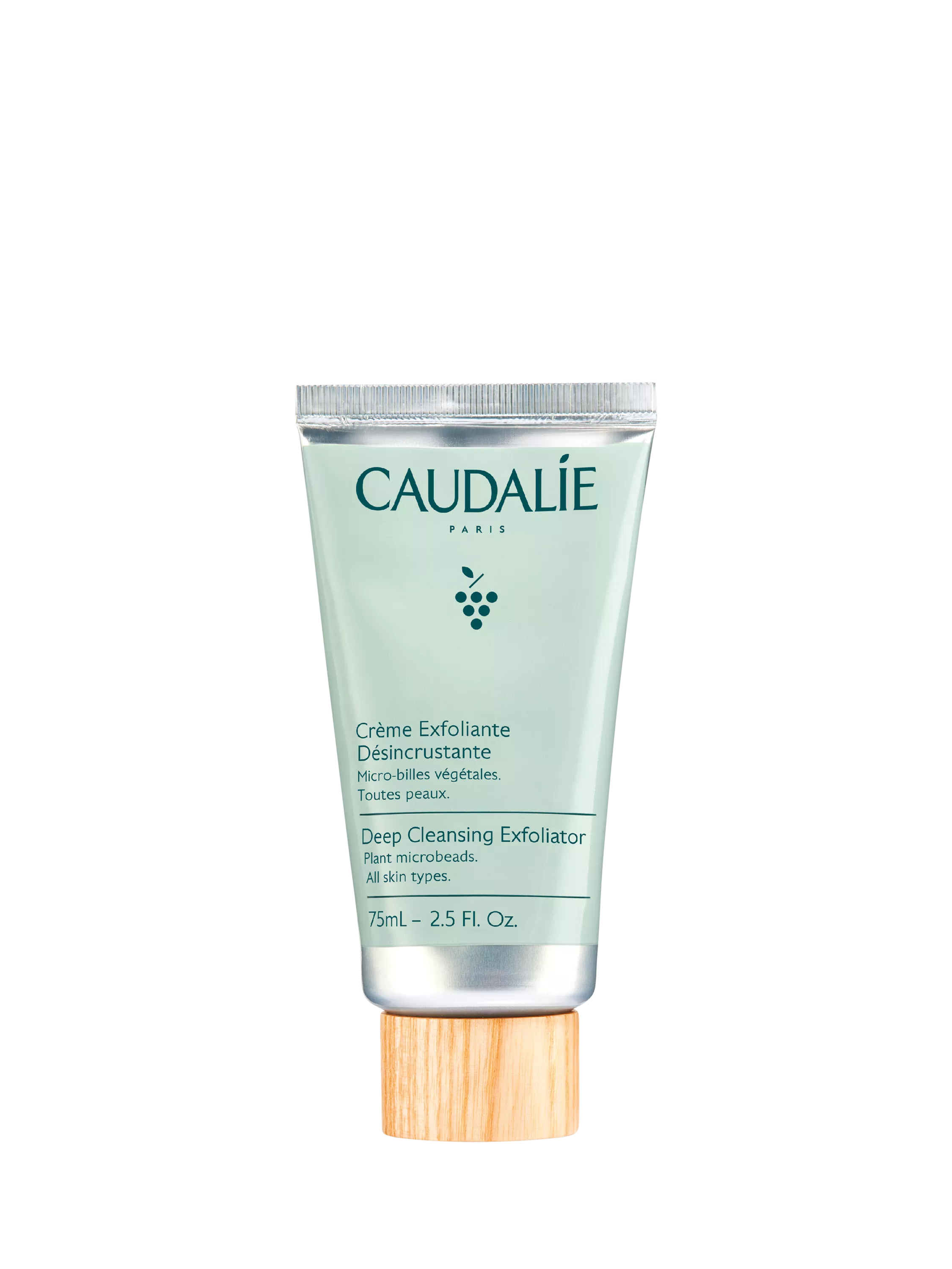Caudalie Deep Cleansing Exfoliator 75ml, imported from the UK
