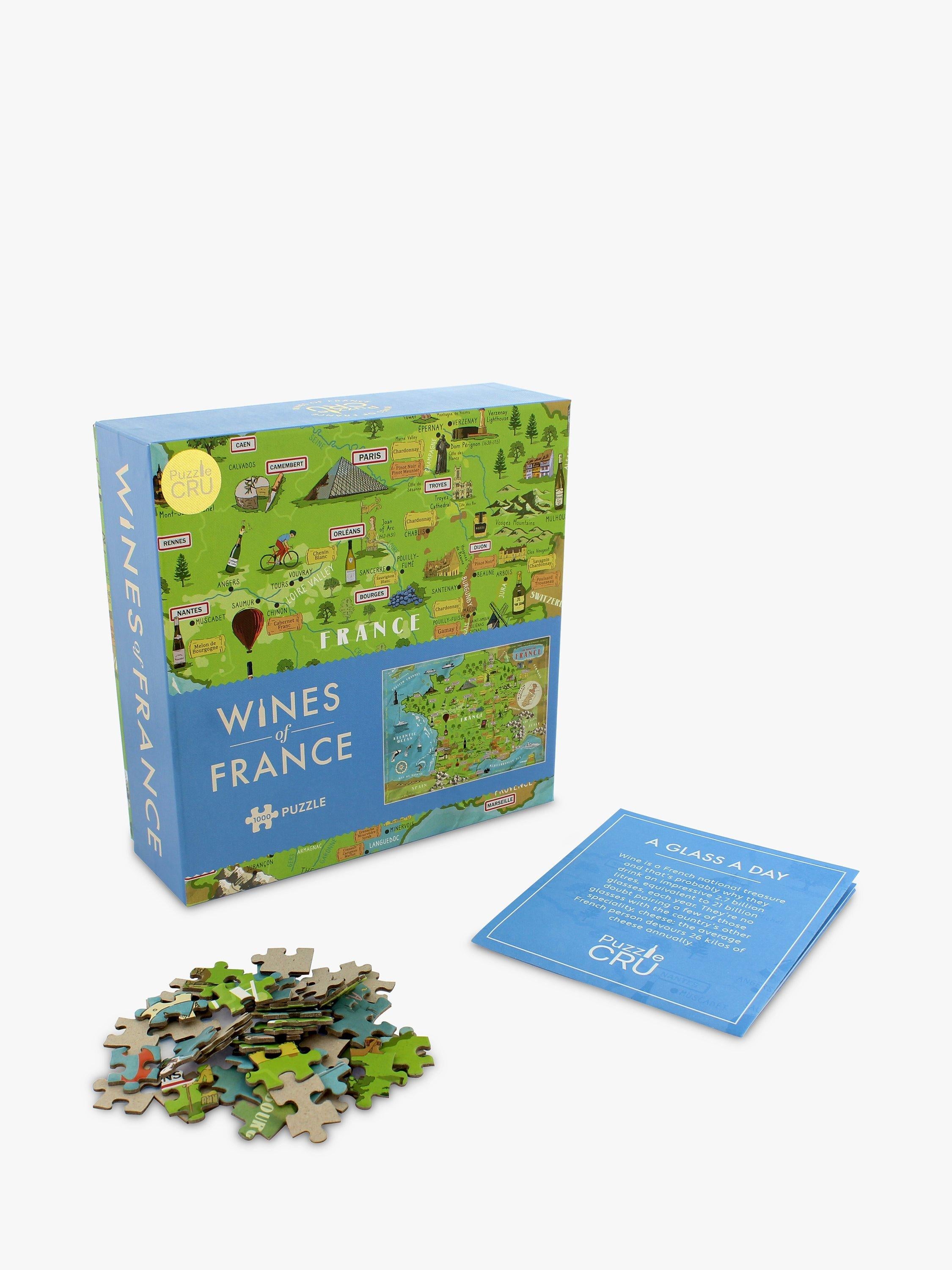 Professor Puzzle France wine puzzle 1000 pieces, imported from the UK