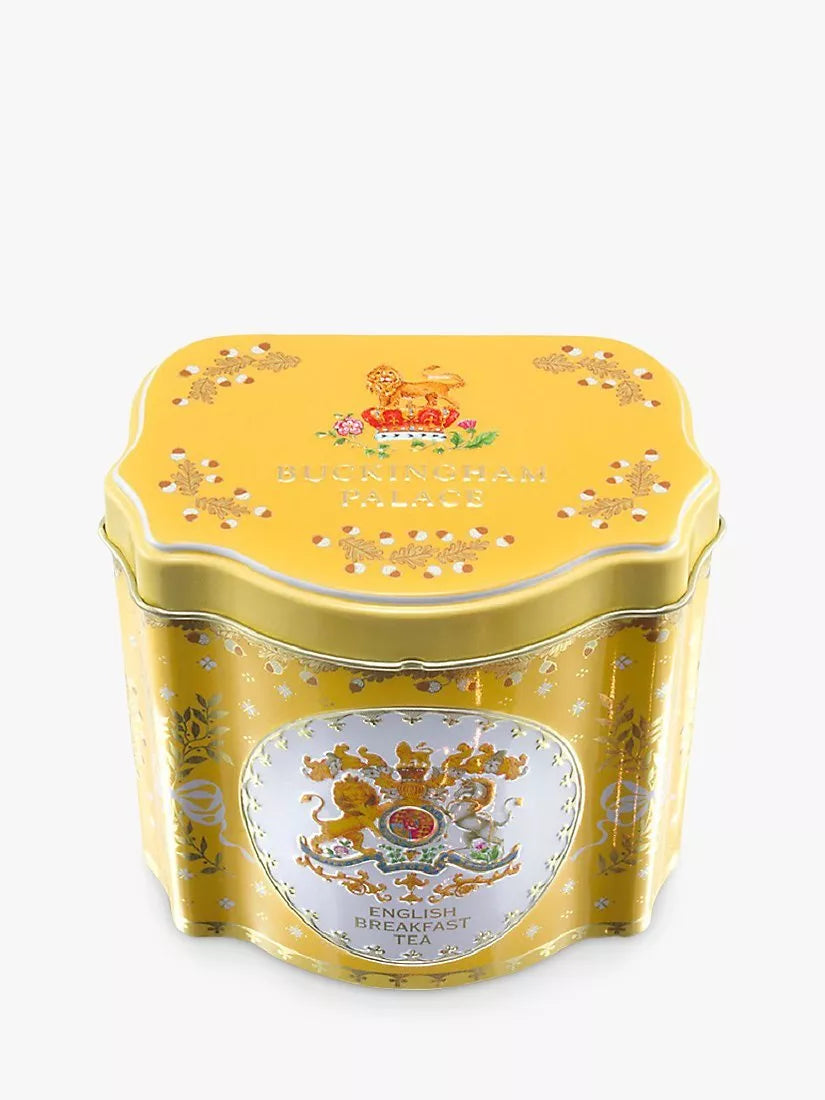Royal Collection Buckingham Palace Breakfast Tea Caddy 125g, imported from the UK