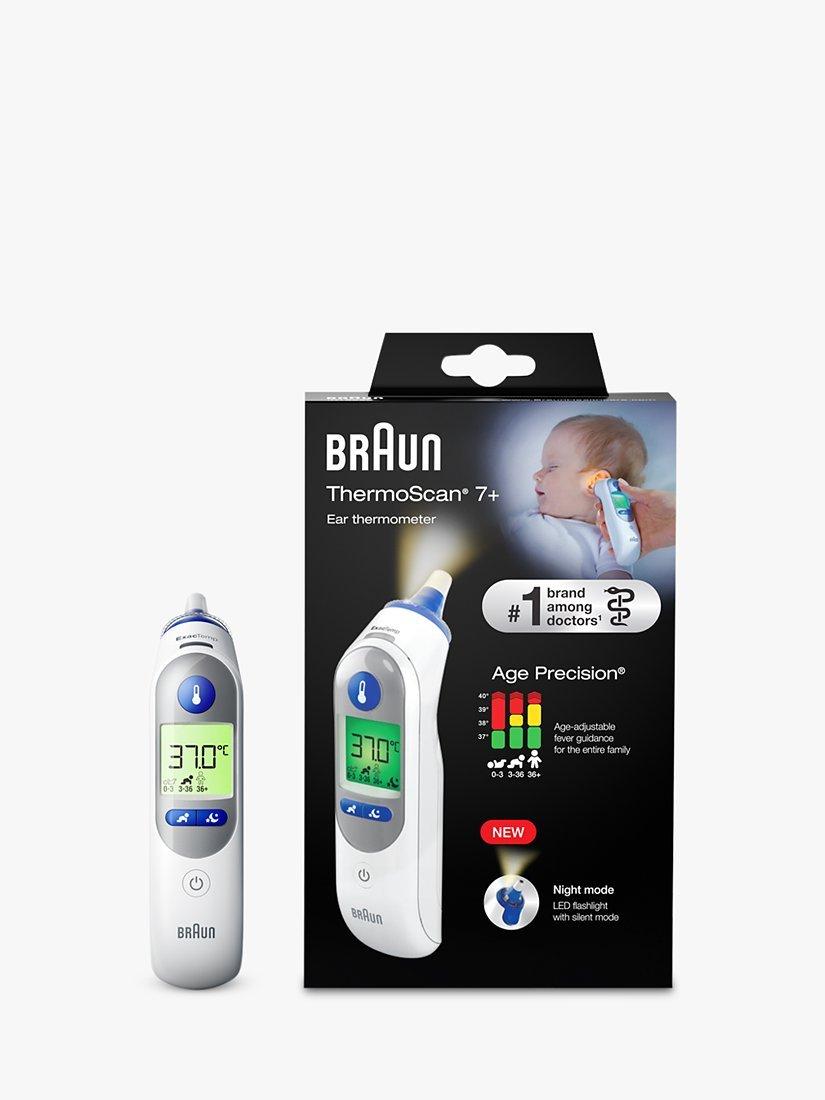 Braun infrared ear thermometer for babies and adults - British product