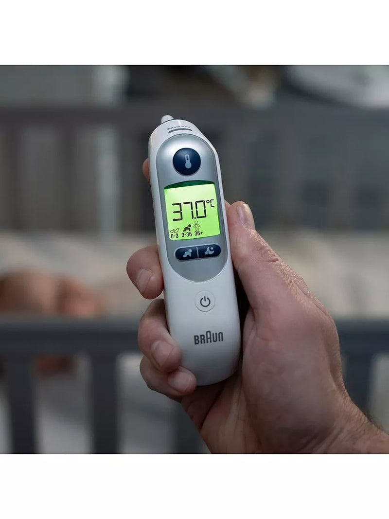 Braun infrared ear thermometer for babies and adults - British product