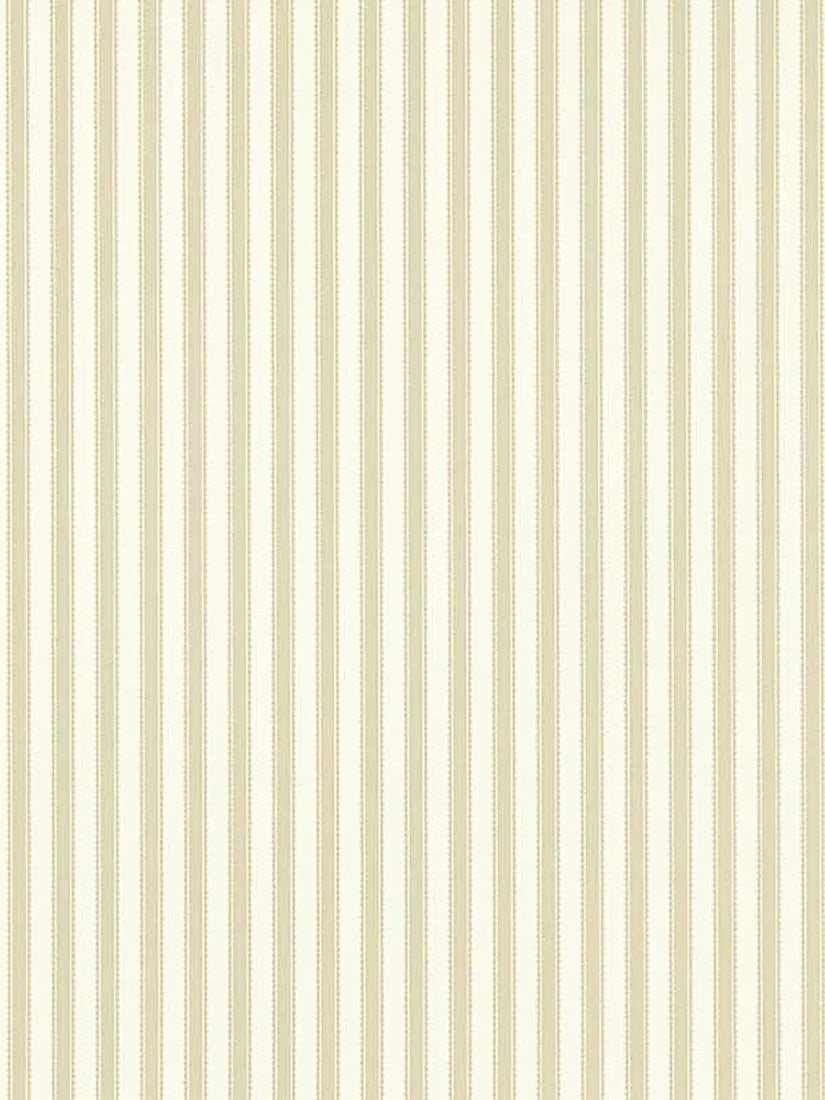 Sanderson Pinetum Wallpaper pinstripe scalloped edge 10m x 52cm - British product