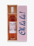 La Petit Bonbon rose wine in decorative tin lid box 75cl, imported from the UK