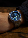 Seiko 5 Sports automatic watch blue dial, UK version