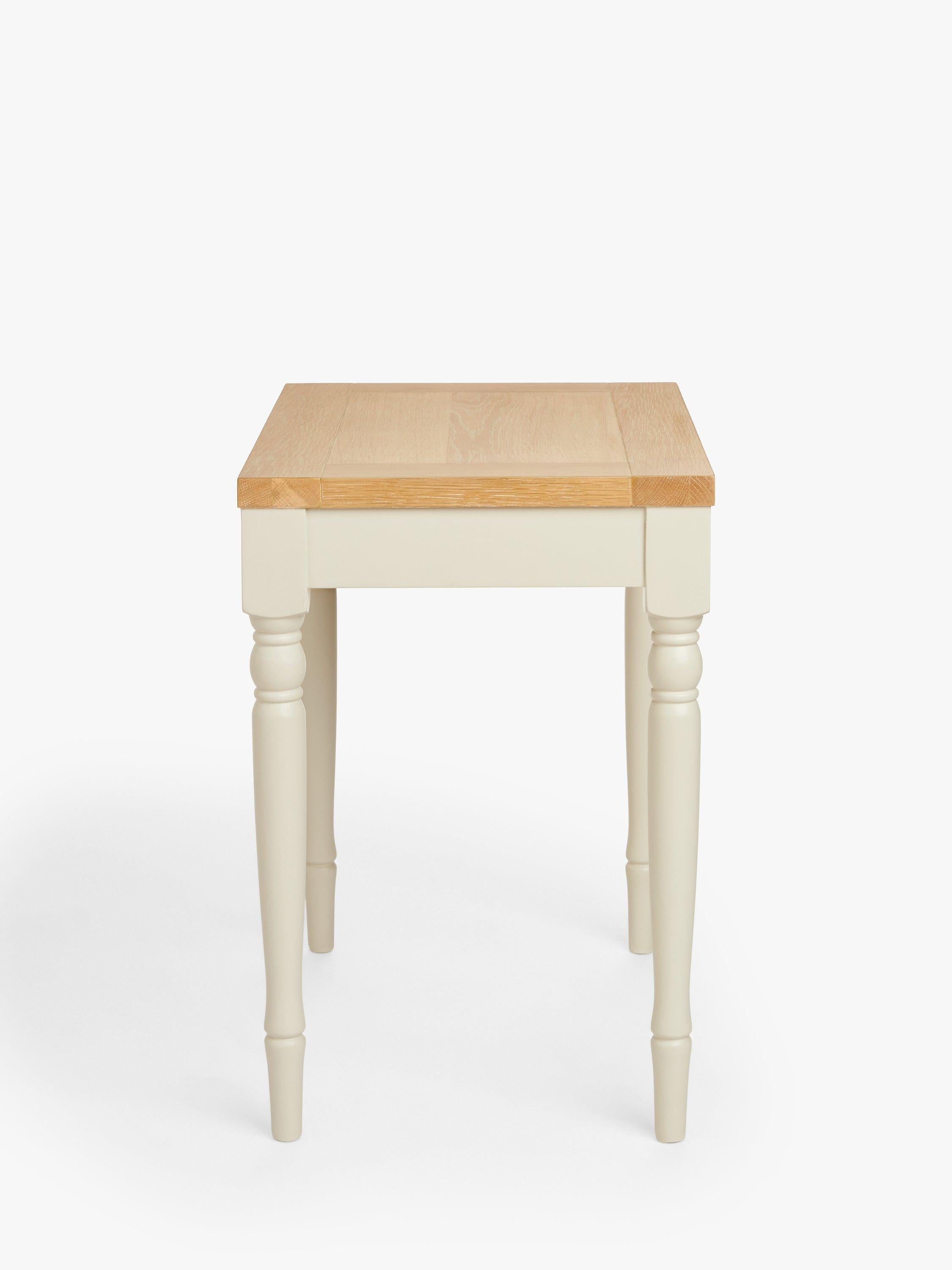 John Lewis Foxmoor nest of 3 tables acacia oak veneer, imported from the UK