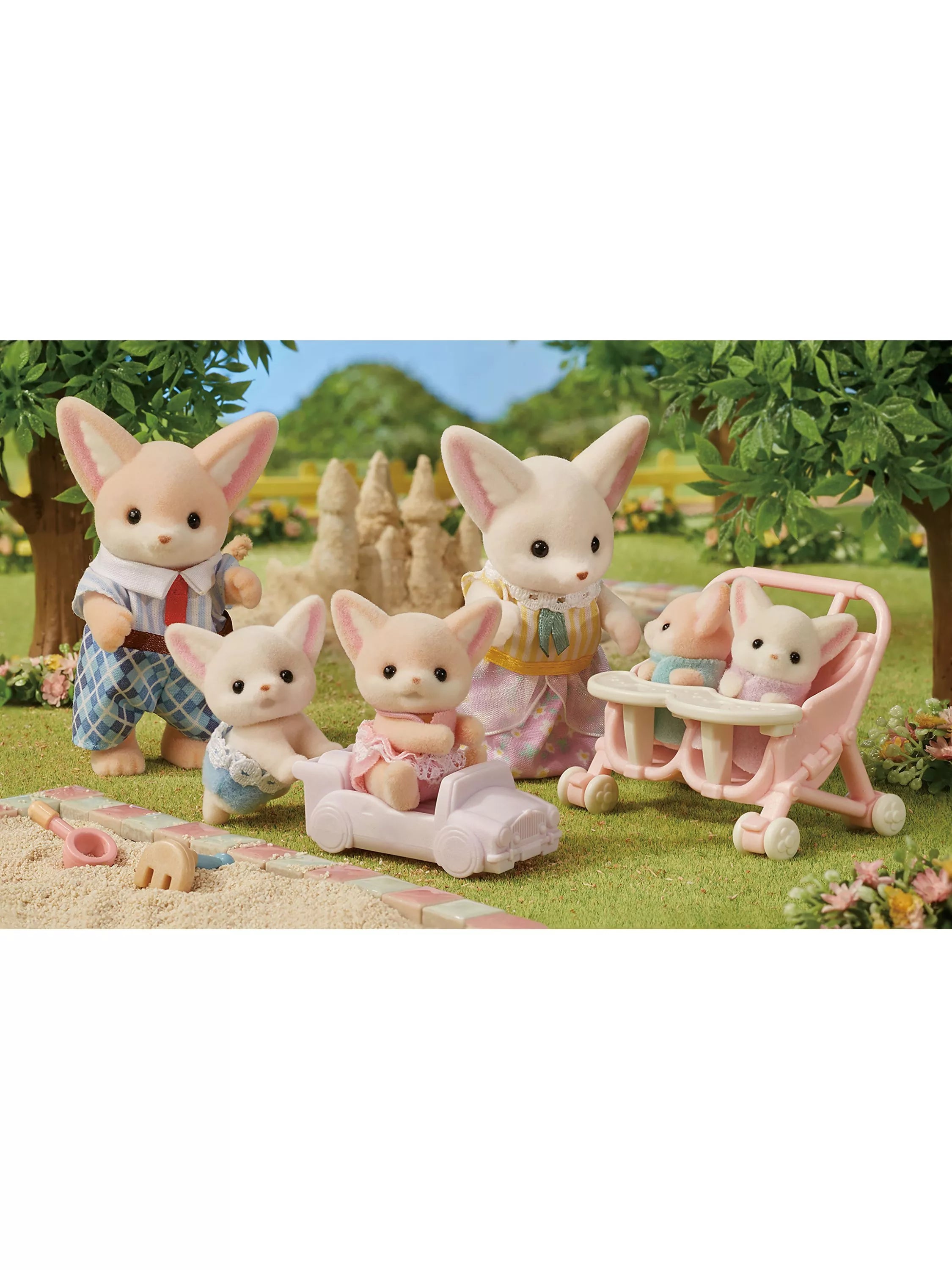 Sylvanian Families Fennec Fox family toy set - British product