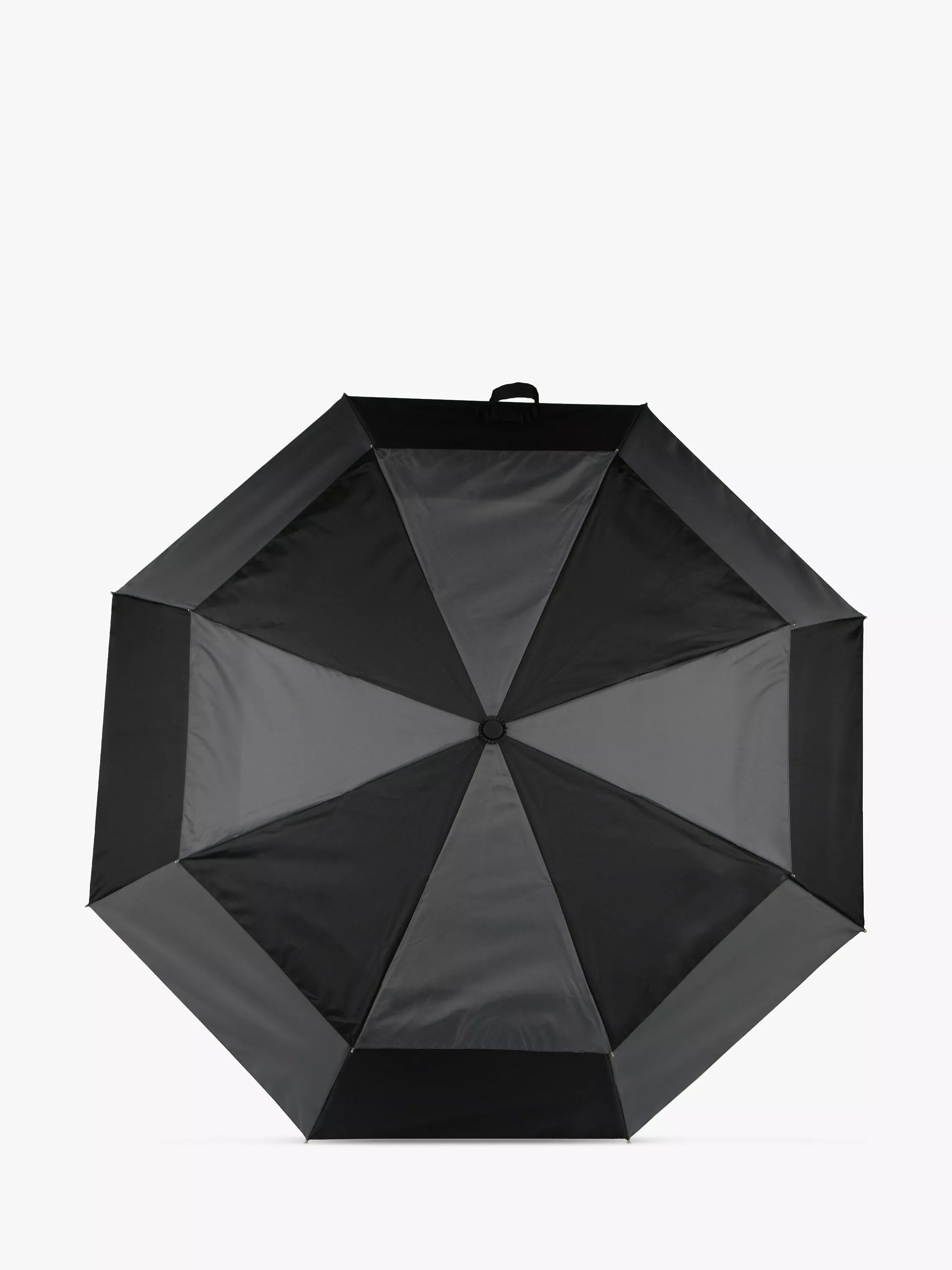 totes Eco Auto Open Close umbrella Black Charcoal, imported from the UK