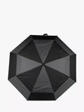 totes Eco Auto Open Close umbrella Black Charcoal, imported from the UK