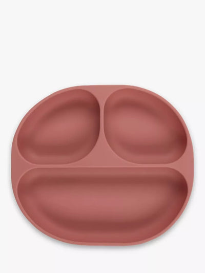 John Lewis Silikon Skål med Sugkopp for Baby med Delte Områder og Skrå Sider- Kjøp online hos McGrocer