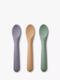 Vital Baby Nourish silicone spoons pack of 3 (British brand)