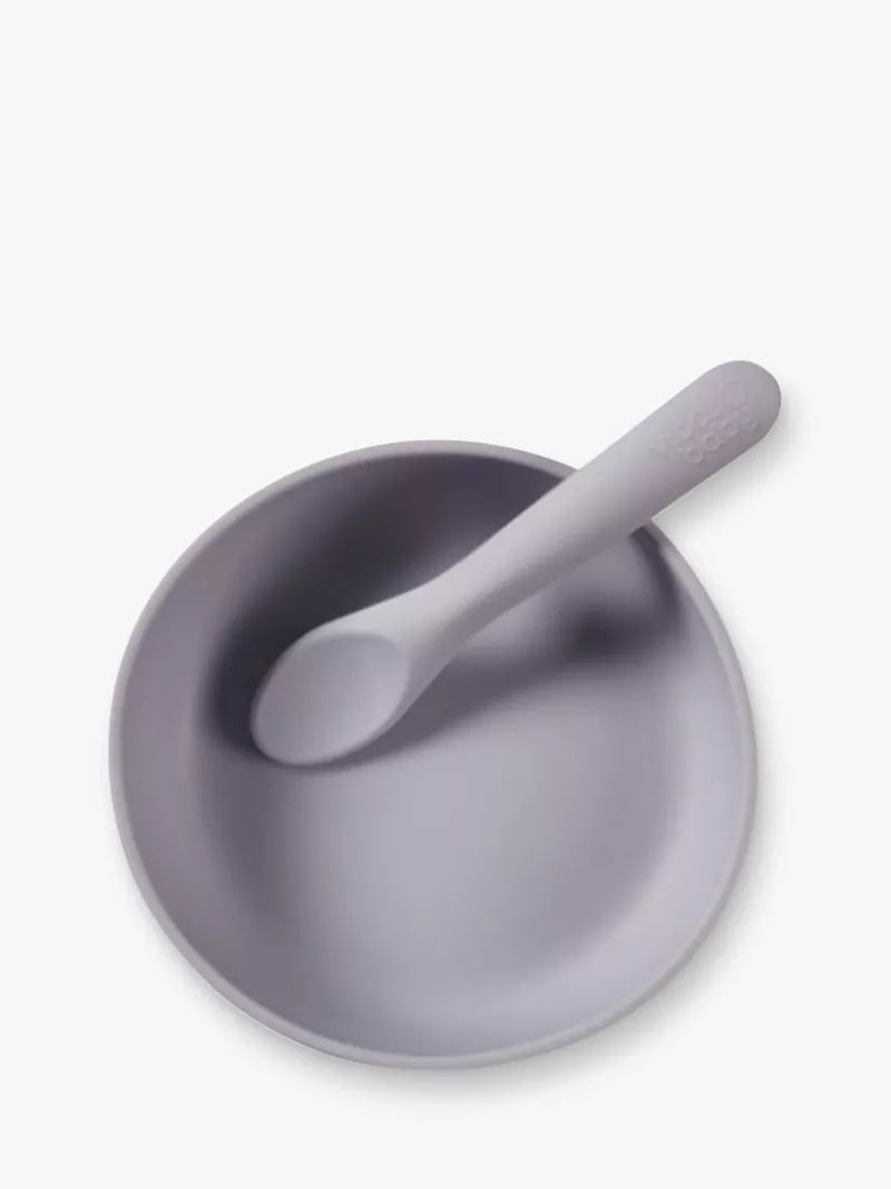 Vital Baby Nourish Silicone Suction Bowl Set, Dusky Mauve