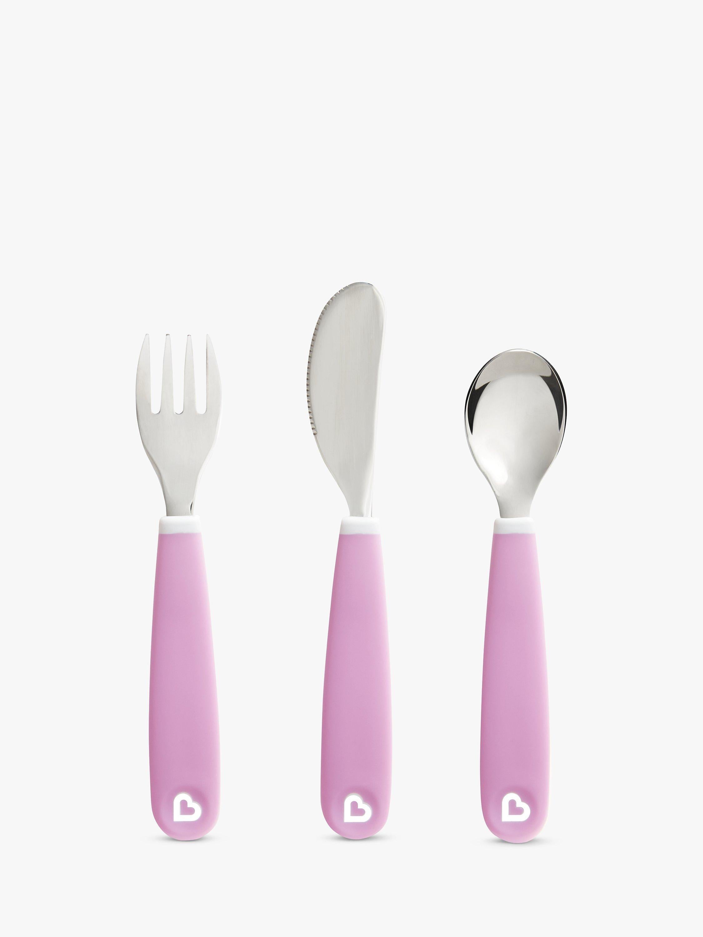 Munchkin Splash toddler cutlery set 3 piece, imported from the UK
