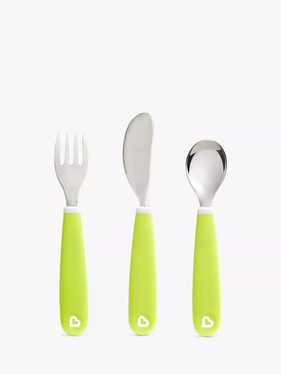 John Lewis Munchkin Splash Toddler Cutlery Set 3 Piece- Buy online at McGrocer