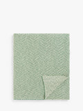 John Lewis herringbone knit throw king size, imported from the UK