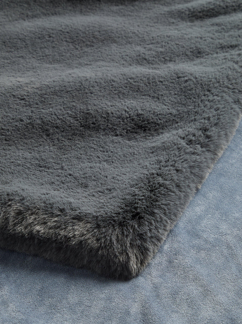John Lewis faux fur throw, imported from the UK