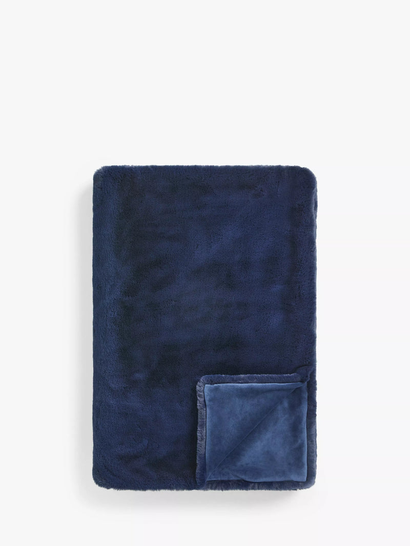 John Lewis Faux Fur Throw 200 x 150cm