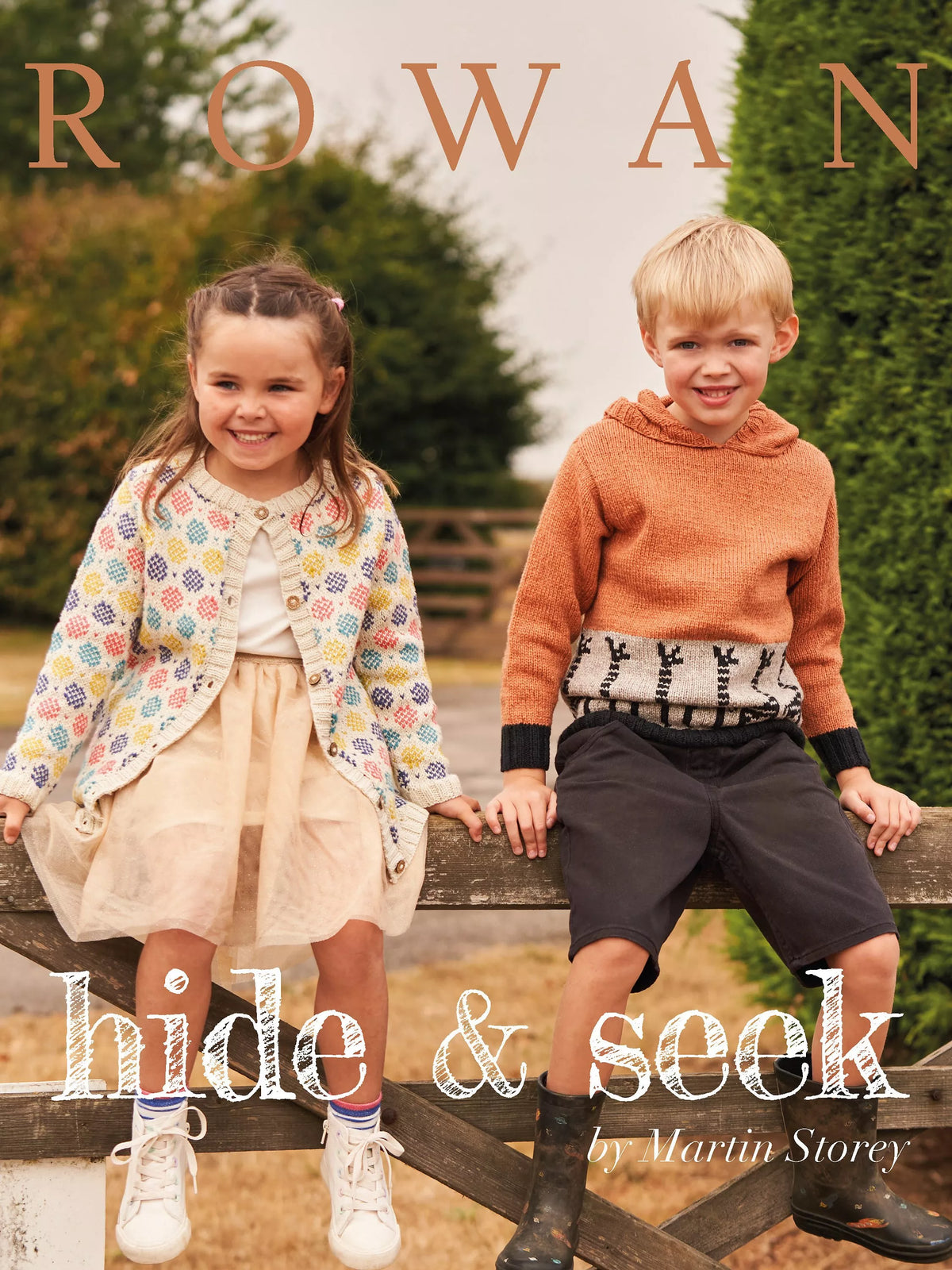 Rowan Hide & Seek knitting pattern booklet, UK version