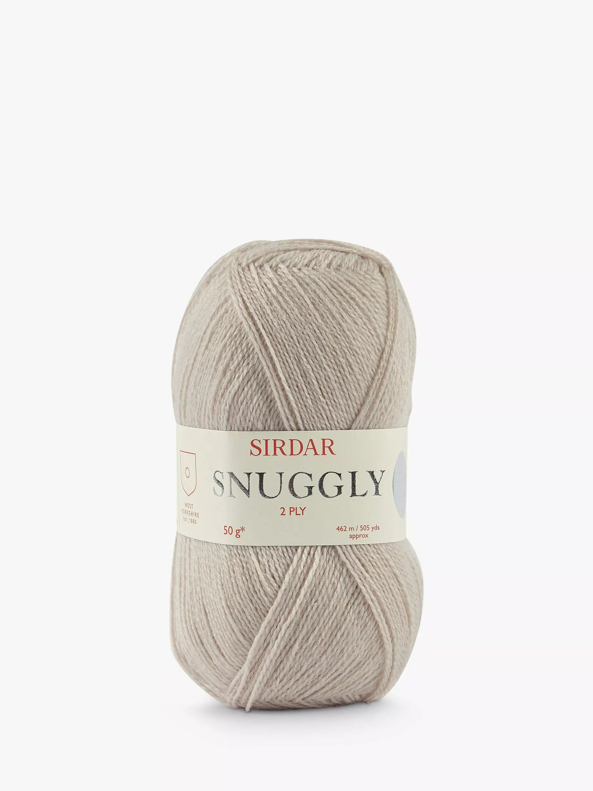 Sirdar Snuggly 2 Ply Yarn White 50g - British product