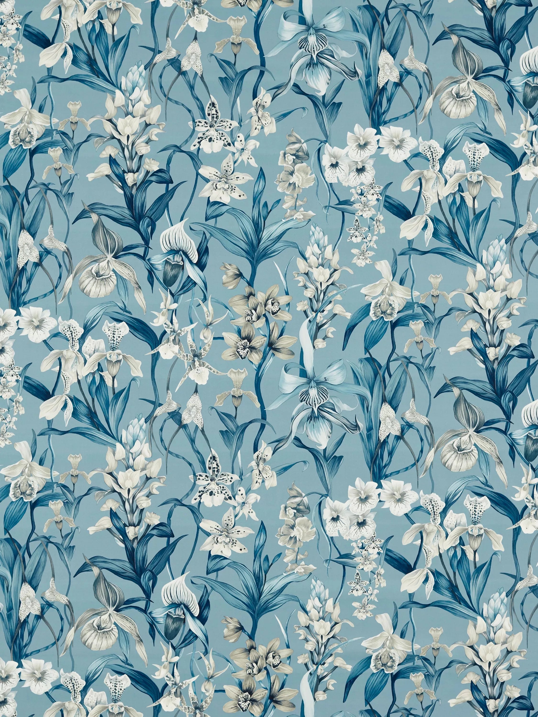 Harlequin British cotton floral furnishing fabric, UK version