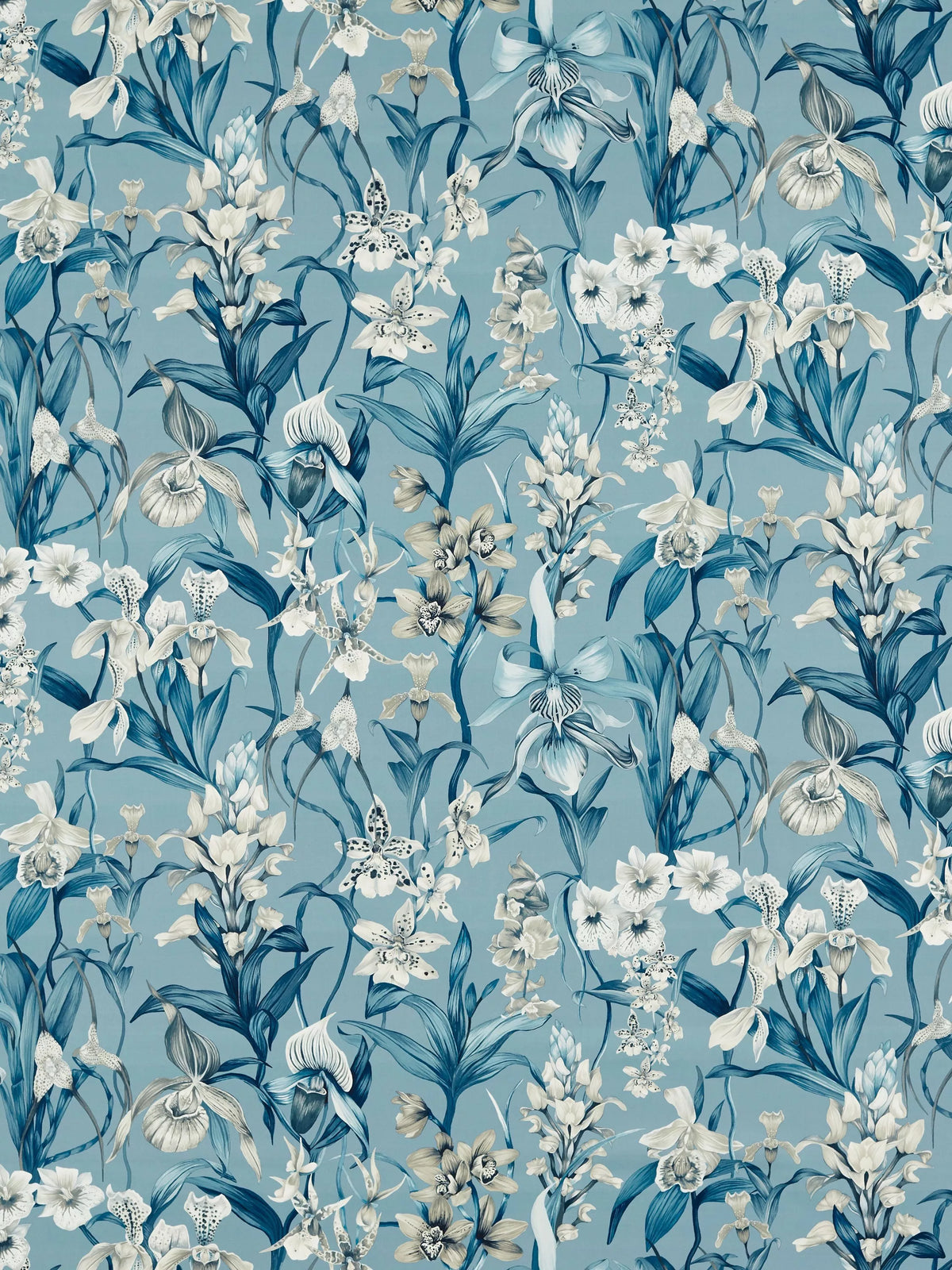Harlequin British cotton floral furnishing fabric, UK version
