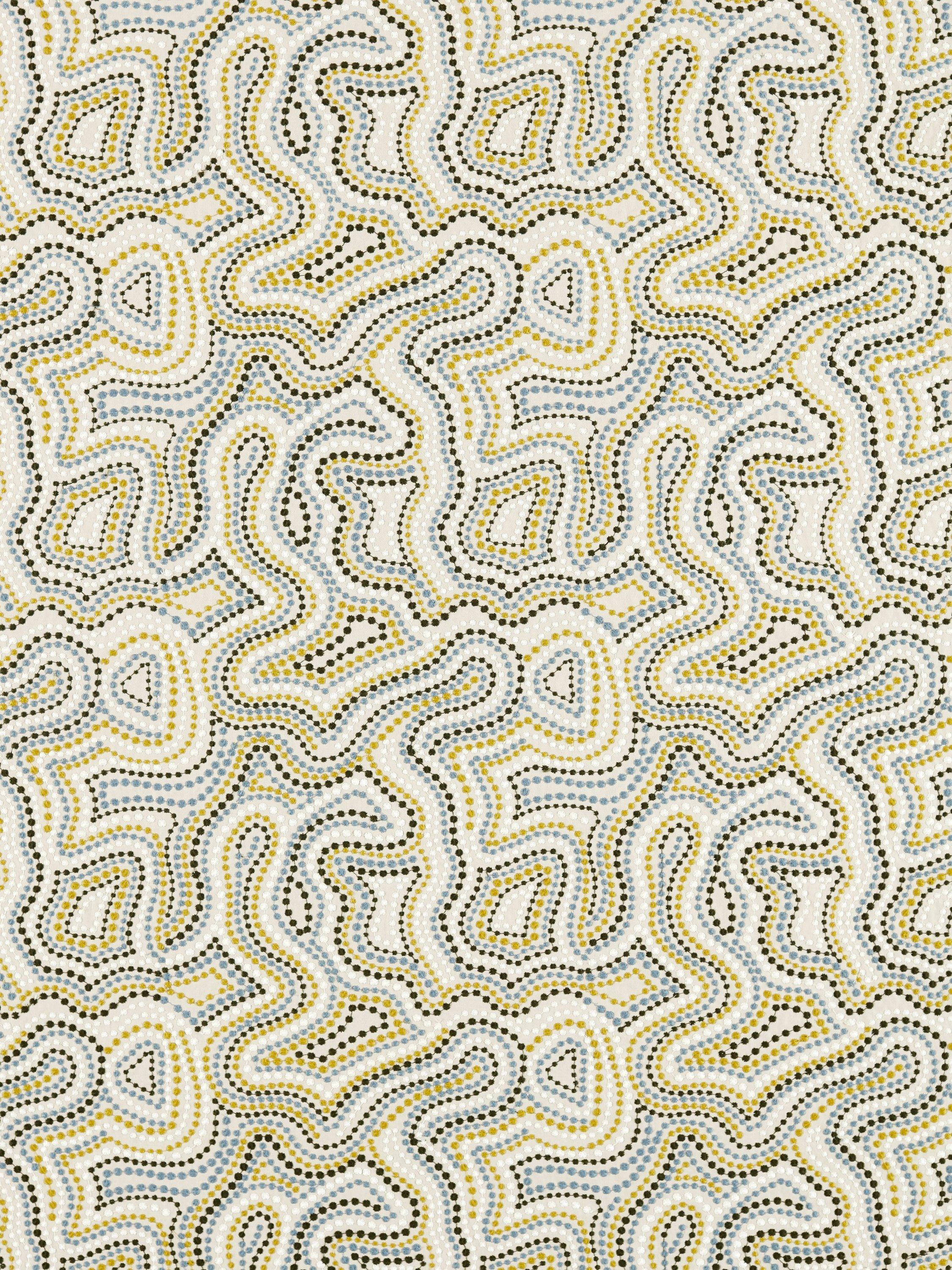 Harlequin Sunstone furnishing fabric abstract pattern, UK version