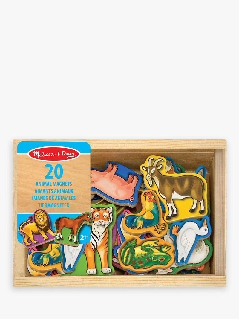 Melissa & Doug Wooden Animal Magnets set 20-pieces, UK version