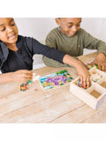 Melissa & Doug dinosaur jigsaw puzzles set, imported from the UK
