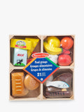 Melissa & Doug Food Groups play food set, imported from the UK