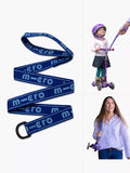 Micro Scooters Eco Pull & Carry Straps, Navy Logo